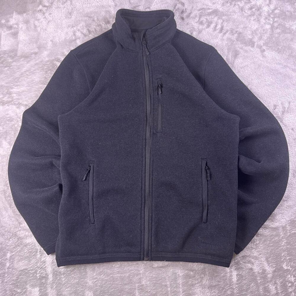 Filson Ridgeway Polartec Fleece Jacket Men’s Medium Black Full Zip Outdoor